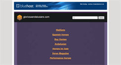 Desktop Screenshot of gloriosaandalusians.com